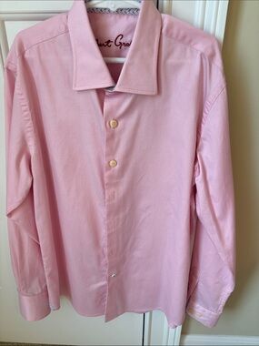 Robert Graham Light Pink Long-Sleeve Dress Shirt